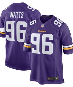Armon Watts Minnesota Vikings Game Jersey - Purple Nfl