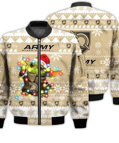 Army Black Knights Baby Yoda Star Wars Sports Football American Ugly Christmas Gifts Unisex 3D Bomber Jacket