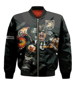Army Black Knights Bomber Jacket Football Go On - NCAA