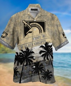 Army Black Knights NCAA Palm Tree Pattern Hawaii Shirt For Sports Fans