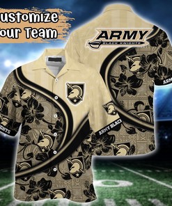 Army Black Knights NCAA US Flag Flower Hawaii Shirt For Fans