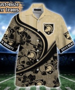 Army Black Knights NCAA US Flag Flower Hawaii Shirt For Fans
