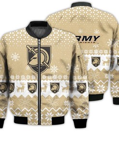Army Black Knights Sports Football American Ugly Christmas Sweater Gifts Unisex 3D Bomber Jacket