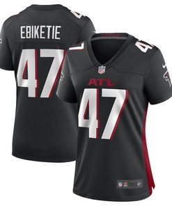 Arnold Ebiketie Atlanta Falcons Women's Game Player Jersey - Black