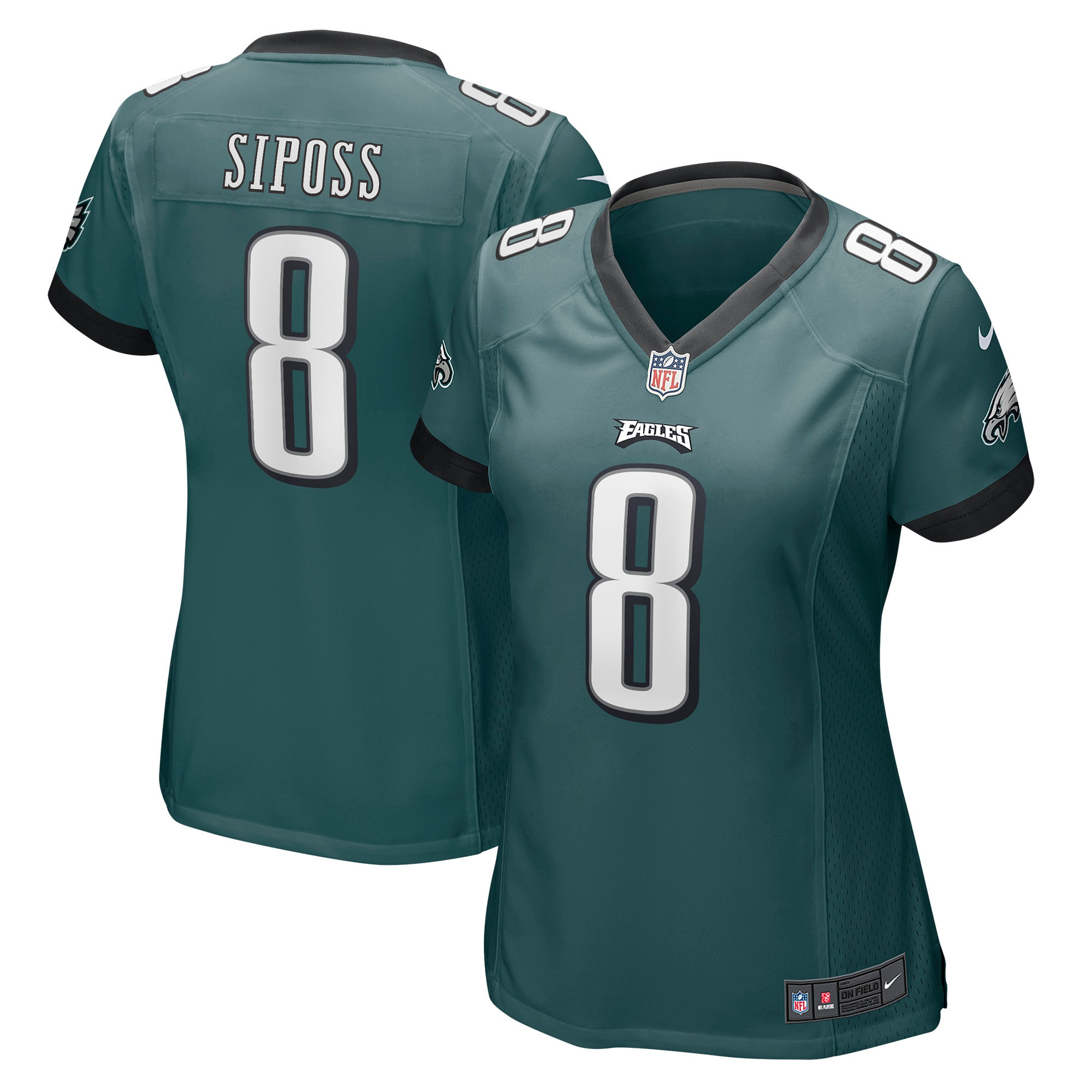Arryn Siposs Philadelphia Eagles Womens Game Jersey - Midnight Green Nfl