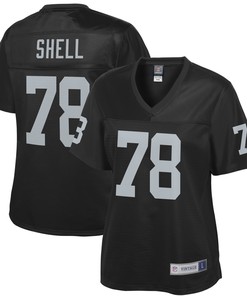 Art Shell Las Vegas Raiders Nfl Pro Line Womens Retired Player Replica Jersey - Black