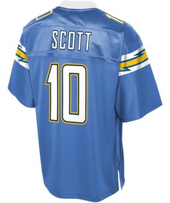 Artavis Scott Los Angeles Chargers Nfl Pro Line Alternate Player Jersey - Powder Blue
