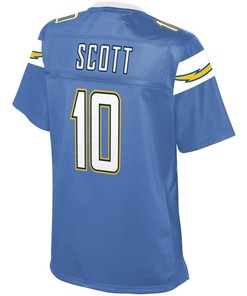 Artavis Scott Los Angeles Chargers Nfl Pro Line Womens Alternate Player Jersey - Powder Blue
