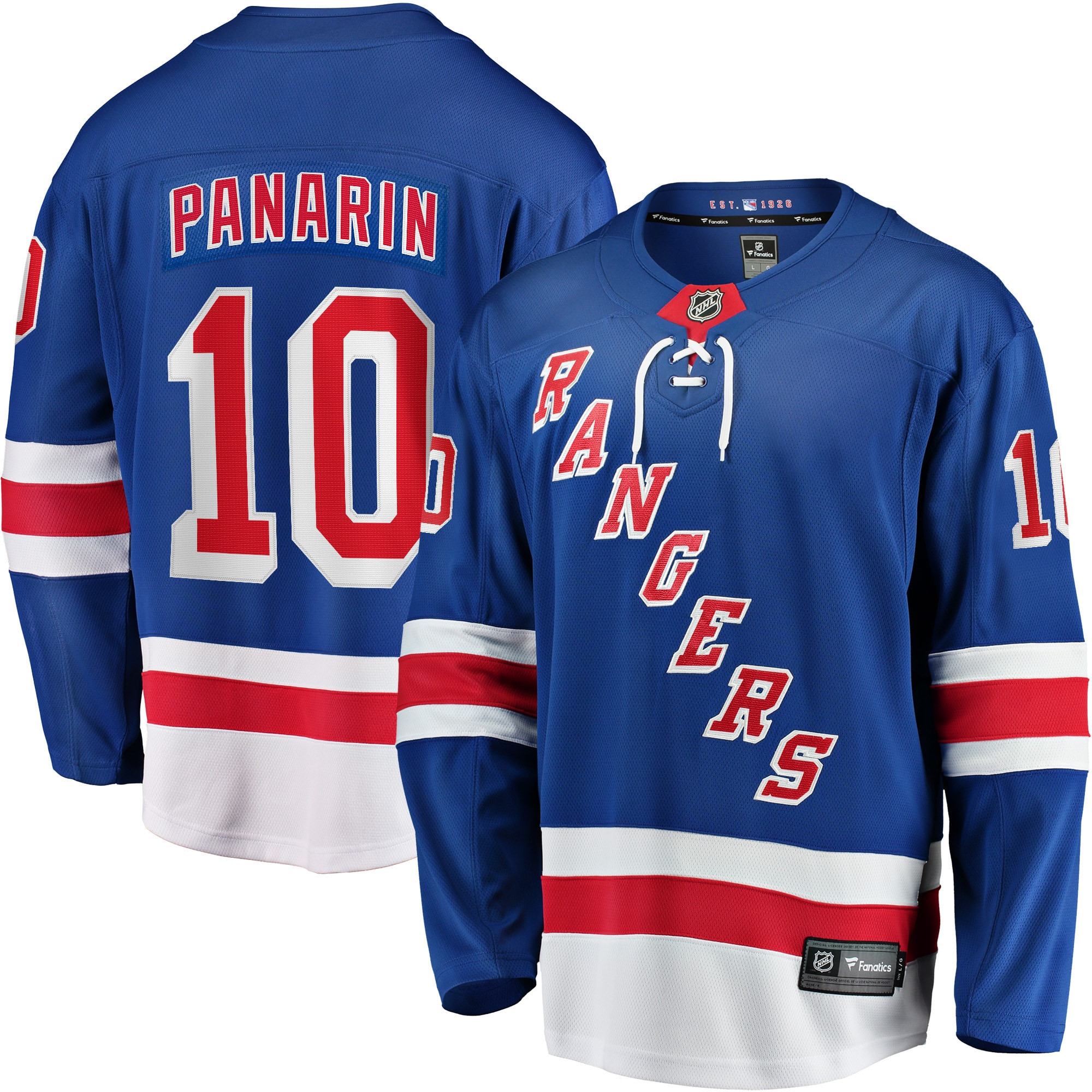 Artemi Panarin New York Rangers Fanatics Branded Home Breakaway Player Jersey - Blue Nhl