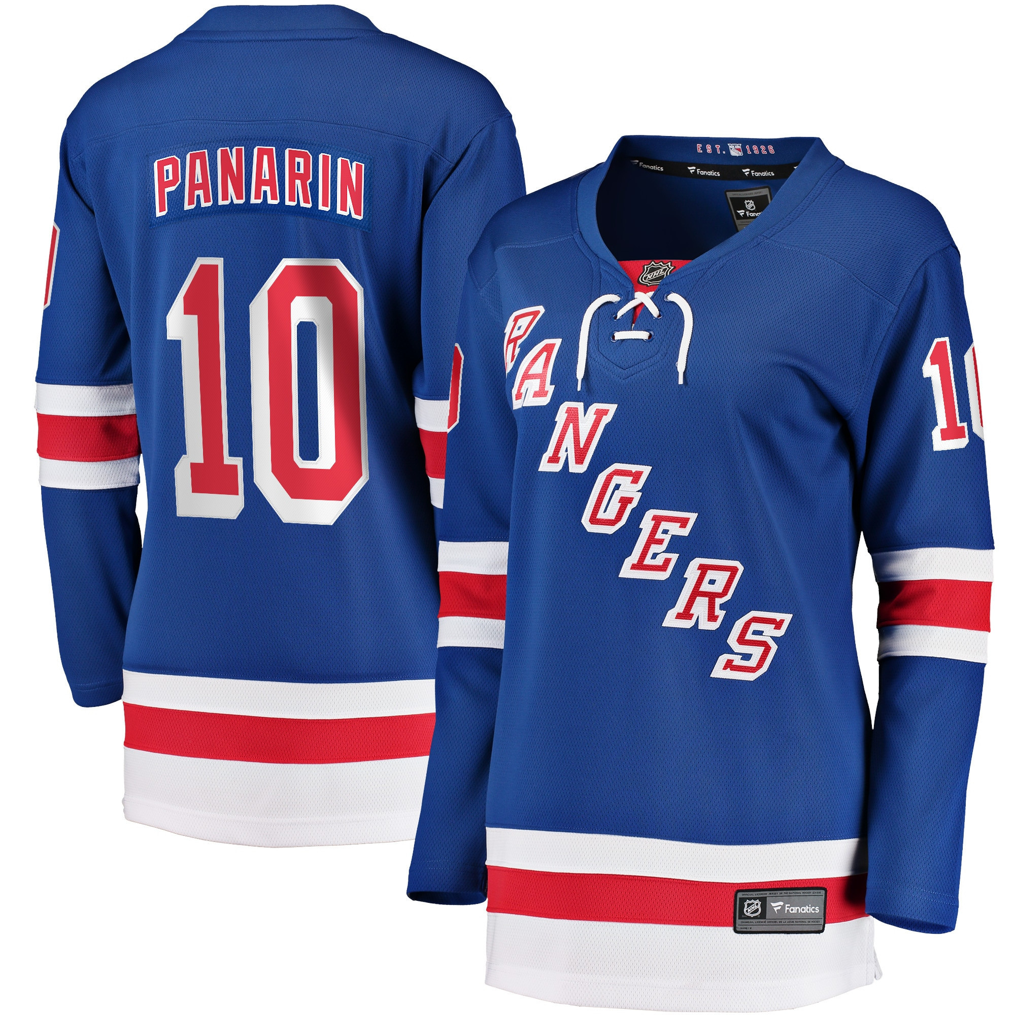 Artemi Panarin New York Rangers Fanatics Branded Womens Home Premier Breakaway Player Jersey - Blue Nhl