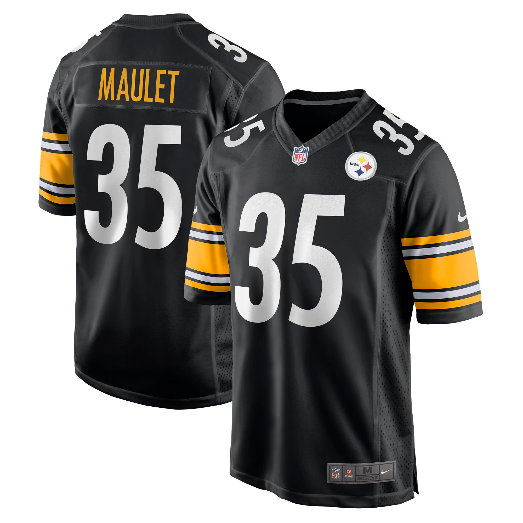 Arthur Maulet Pittsburgh Steelers Game Jersey - Black Nfl