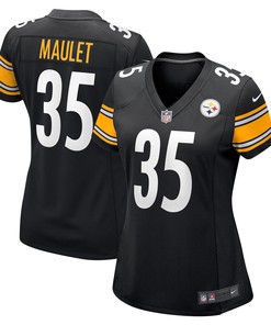 Arthur Maulet Pittsburgh Steelers Womens Game Jersey - Black Nfl