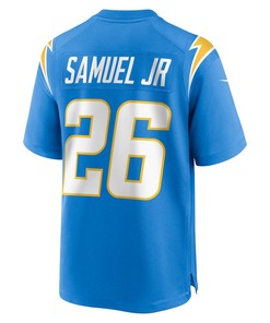 Asante Samuel Jr. 26 Los Angeles Chargers Game Player Jersey - Powder Blue