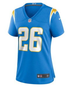 Asante Samuel Jr. 26 Los Angeles Chargers Women's Game Player Jersey - Powder Blue