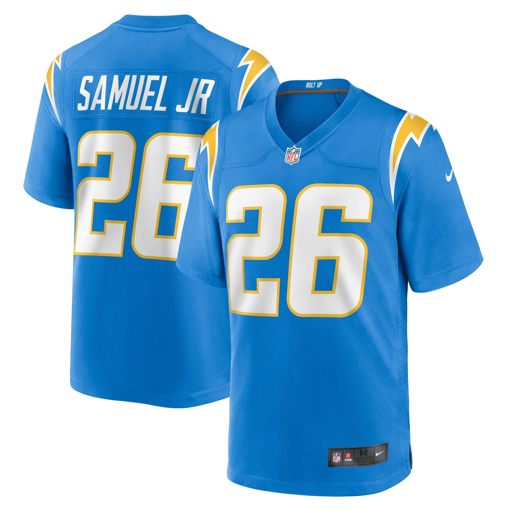 Asante Samuel Jr. Los Angeles Chargers Game Player Jersey - Powder Blue Nfl