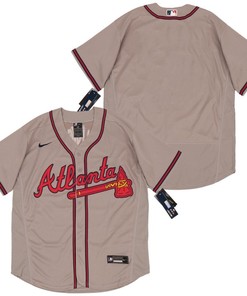 Atlanta Braves 2020 Mlb Grey Jersey