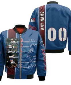 Atlanta Braves Dansby Swanson Ronald Acuna Jr. MLB Gift With Custom Name Number Bomber Jacket