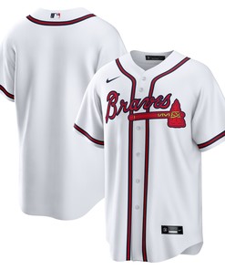 Atlanta Braves Home Blank Replica Jersey - White Mlb