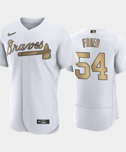 Atlanta Braves Jersey, Max Fried 54 2022-23 All-Star Game White Jersey