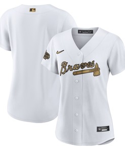 Atlanta Braves Womens 2022 Mlb All-star Game Replica Blank Jersey - White Mlb