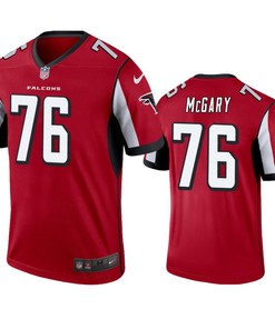 Atlanta Falcons #76 Kaleb Mcgary Red Legend Jersey