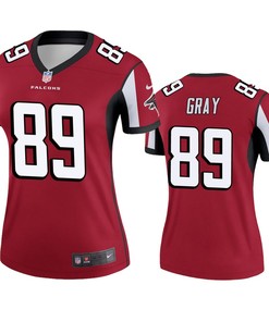 Atlanta Falcons #89 Alex Gray Red Legend Jersey - Womens