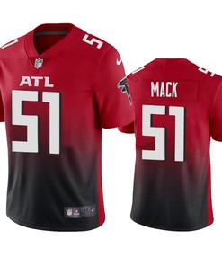 Atlanta Falcons Alex Mack Red 2020 2nd Alternate Vapor Limited Jersey - Mens