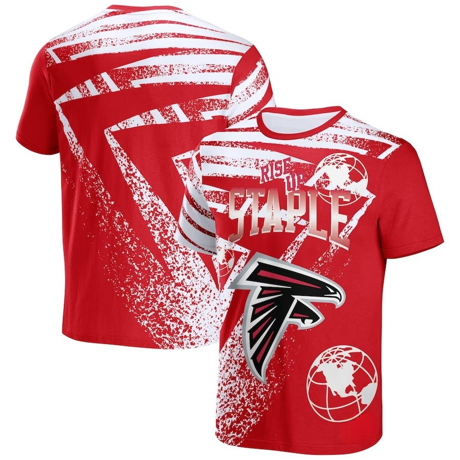 Atlanta Falcons All Over Print T-Shirt - Red
