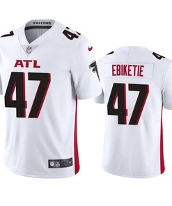 Atlanta Falcons Arnold Ebiketie 47 White Vapor Limited Jersey