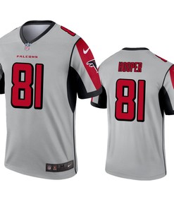 Atlanta Falcons Austin Hooper Silver Inverted Legend Jersey
