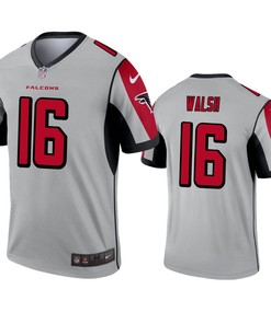 Atlanta Falcons Blair Walsh Silver Inverted Legend Jersey