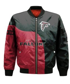 Atlanta Falcons Bomber Curve Style Custom- NFL