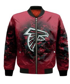 Atlanta Falcons Bomber Jacket Camouflage Vintage  - NFL