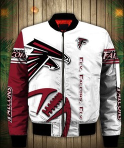 Atlanta Falcons Bomber jacket Graphic balls gift for fans