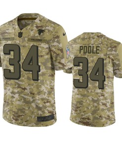 Atlanta Falcons Brian Poole Jersey Nfl Camo Salute To Service