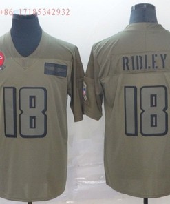 Atlanta Falcons Calvin Ridley #18 2020 Nfl Grey Jersey Jersey
