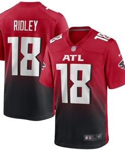 Atlanta Falcons Calvin Ridley #18 Nfl 2020 Gradient Red Jersey