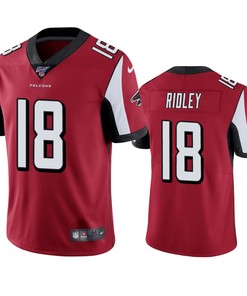 Atlanta Falcons Calvin Ridley Red 100th Season Vapor Limited Jersey