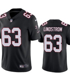 Atlanta Falcons Chris Lindstrom 2019 Nfl Draft Black Vapor Limited Jersey