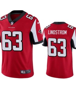 Atlanta Falcons Chris Lindstrom 2019 Nfl Draft Red Vapor Limited Jersey