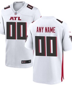 Atlanta Falcons Custom Game Jersey White Custom Jerseys Nfl