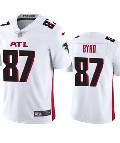 Atlanta Falcons Damiere Byrd 87 White Vapor Limited Jersey