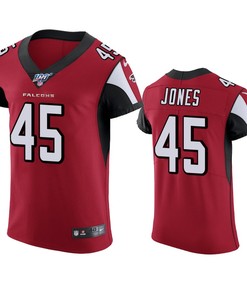Atlanta Falcons Deion Jones Red 100th Season Vapor Elite Jersey