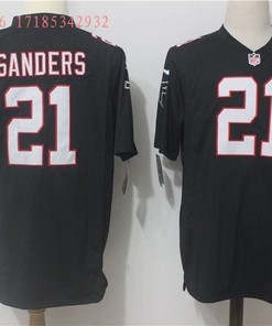 Atlanta Falcons Deion Sanders #21 2020 Nfl Black Jersey Jersey