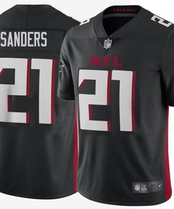 Atlanta Falcons Deion Sanders #21 Nfl 2020 Black Jersey