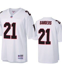 Atlanta Falcons Deion Sanders White Legacy Replica Jersey