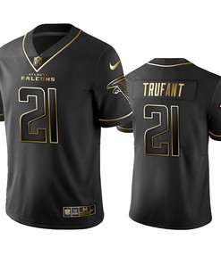 Atlanta Falcons Desmond Trufant Black Golden Edition 2019 Vapor Untouchable Limited Jersey - Mens