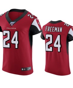 Atlanta Falcons Devonta Freeman Red 100th Season Vapor Elite Jersey