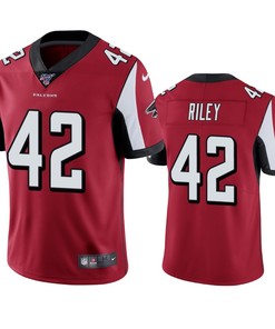 Atlanta Falcons Duke Riley Red 100th Season Vapor Limited Jersey