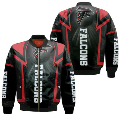 Atlanta Falcons For Fans Bomber Jacket Model 418